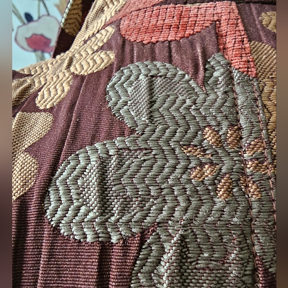 NWoT Unique Embroidered Floral Jacket Seasonless Wear 1X ELCC - Picture 8 of 12